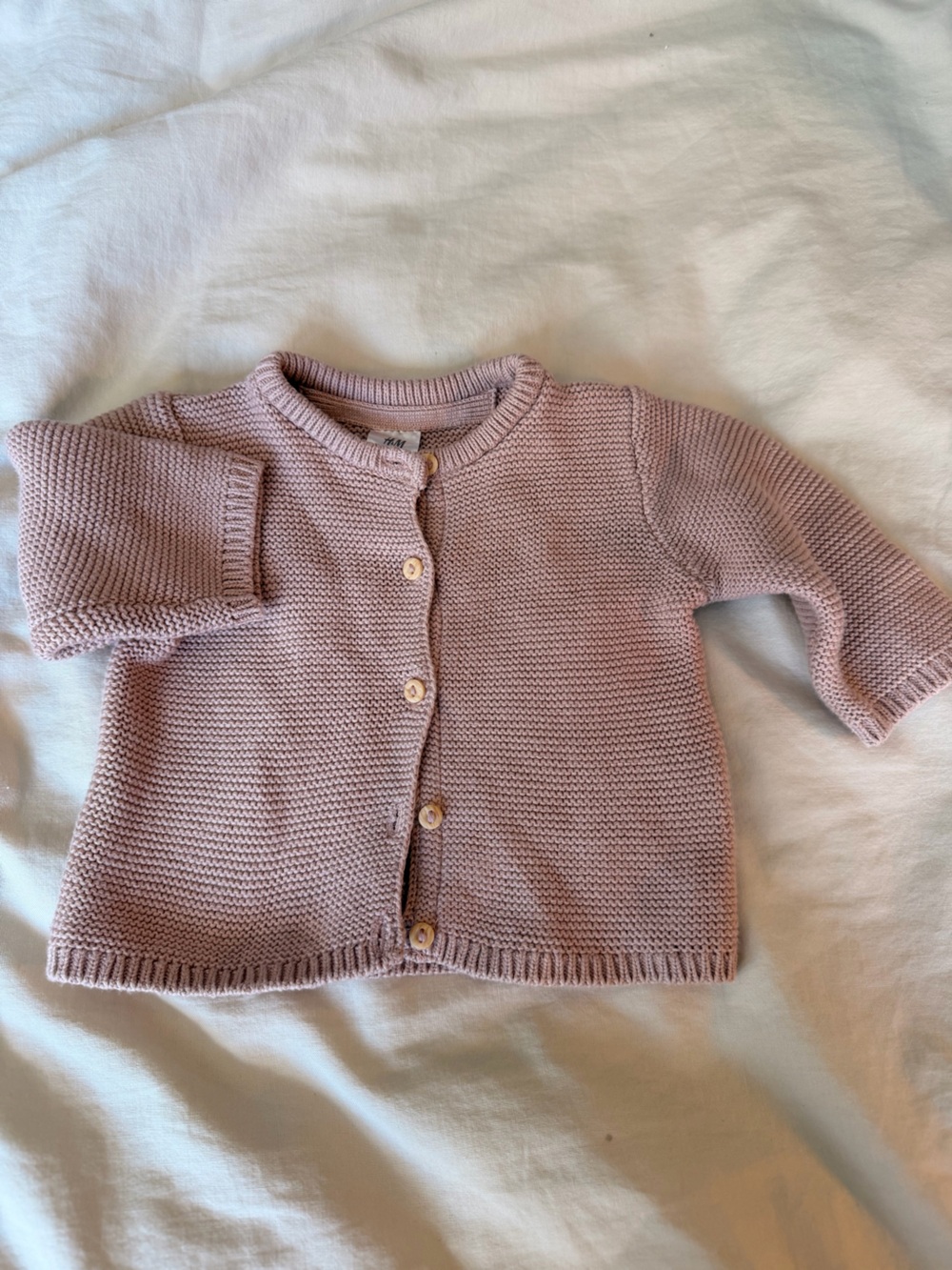 H&M Baby Knit Cardigan - Light Mauve